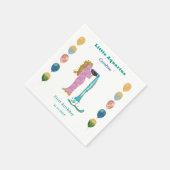 Wassermann Sternzeichen 1. Geburtstag Ballons & Kü Serviette (Ecke)