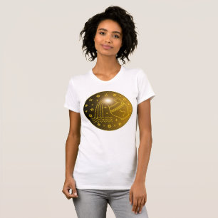 Wassermann-Sternzeichen-Emblem   Minimales Himmels T-Shirt