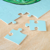 Wassermann-Sternzeichen, Frau mit fließendem Wasse Puzzle (Seite)