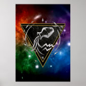 Wassermann Sternzeichen Geschenk Astrologie Poster (Vorne)