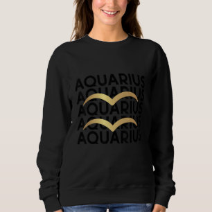 Wassermann Sternzeichen Horoskop Symbol Astrologis Sweatshirt