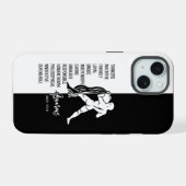 Wassermann-Sternzeichen iPhone 15 Hülle (Rückseite (Horizontal))