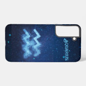 Wassermann Sternzeichen Samsung Galaxy Hülle (Rückseite (Horizontal))