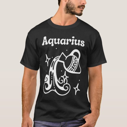 Wassermann Sternzeichen T-Shirt (Vorderseite)