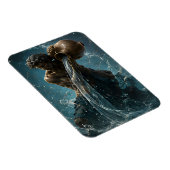 Wassermann-Sternzeichen Wassermann Astrologie Symb Magnet (Rechte Seite)