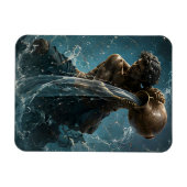 Wassermann-Sternzeichen Wassermann Astrologie Symb Magnet (Horizontal)