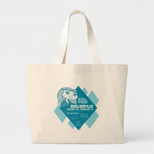 Wassermann-Taschen-Tasche Jumbo Stoffbeutel (Vorne)