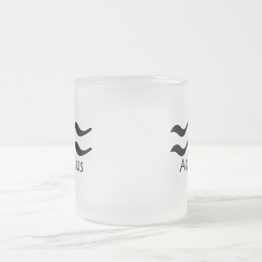 Wassermann-Tasse Mattglastasse (Mittel)