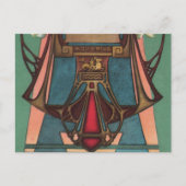 Wassermann-Tierkreis Postkarte (Vorderseite)