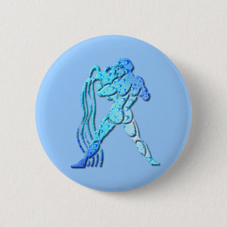 Wassermann-Tierkreis-rundes Button