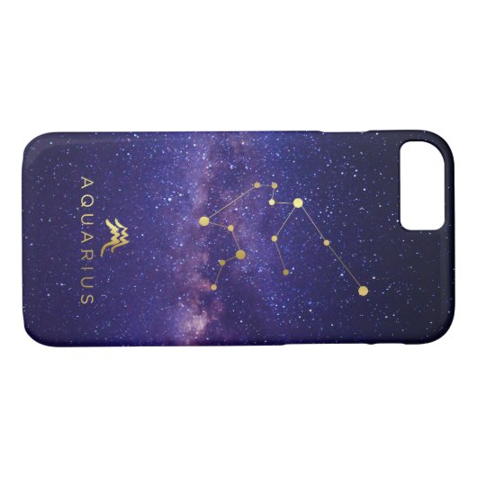 Wassermann-Tierkreis-Zeichen-Galaxie IPhone Fall Case-Mate iPhone Hülle (Rückseite (Horizontal))