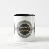 Wassermann-Tierkreis-Zeichen-Tassen Tasse (Zentrum)