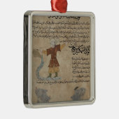 Wassermann und Fische Ornament Aus Metall (Rechts)