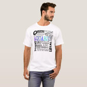WASSERMANN-UNTERGRUNDBAHN-KUNST T-Shirt (Vorne ganz)