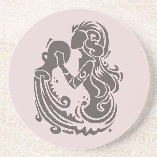 Wassermann-Untersetzer Getränkeuntersetzer (Vorne)