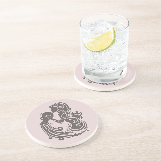 Wassermann-Untersetzer Getränkeuntersetzer (Seite)