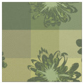 Wassermann-Vintages kariertes u. psychedelisches Stoff (Nahaufnahme)