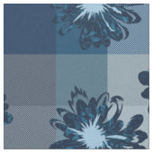 Wassermann-Vintages kariertes u. psychedelisches Stoff (Nahaufnahme)