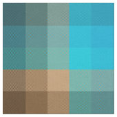 Wassermann-Vintages psychedelisches Schachbrett Stoff (Nahaufnahme)