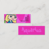 Wassermann-Visitenkarte Mini Visitenkarte (Vorne/Hinten)