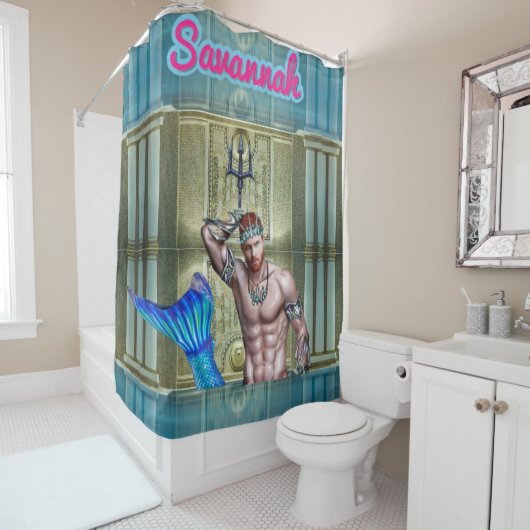 Wassermann von Savannah, Georgia Pride Duschvorhan Duschvorhang (Beispiel)