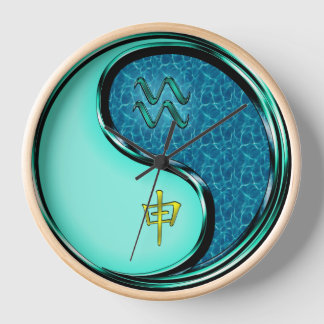 Wassermann & Wasser-Affe Uhr