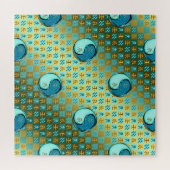 Wassermann & Wasser-Drache Puzzle (Horizontal)