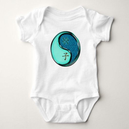 Wassermann & Wasser-Ratte Baby Strampler (Vorderseite)