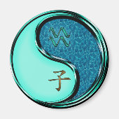 Wassermann & Wasser-Ratte Magnet (Vorne)