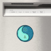 Wassermann & Wasser Ziege Schlüsselanhänger Magnet (In Situ (Geschirrspüler))