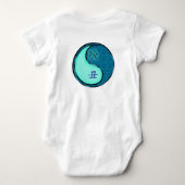 Wassermann & Wasserbüffel Baby Strampler (Rückseite)