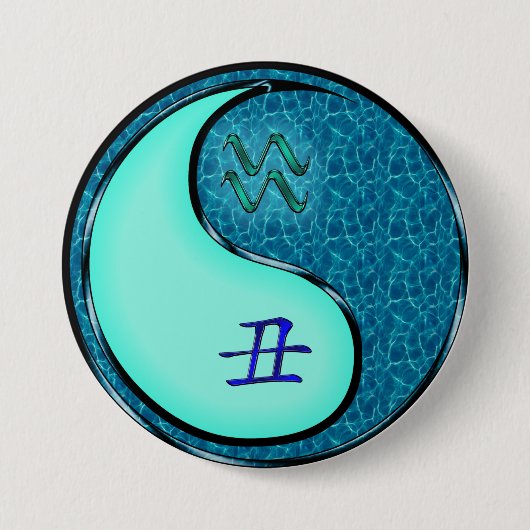 Wassermann & Wasserbüffel Button (Vorderseite)