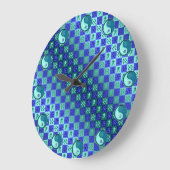 Wassermann & Wasserbüffel Große Wanduhr (Winkel)