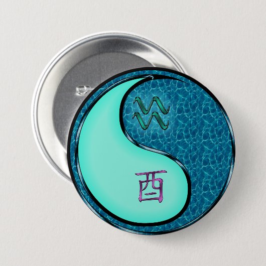 Wassermann & Wasserhahn Button (Vorne & Hinten)