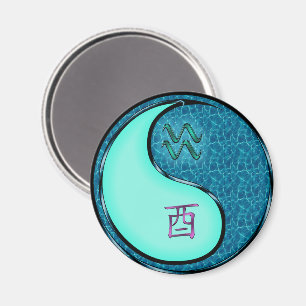 Wassermann & Wasserhahn Magnet