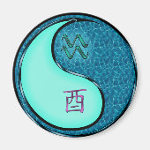 Wassermann & Wasserhahn Magnet (Vorne)