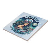 Wassermann Wassermann schöne Frau Astrologie Fliese (Seite)