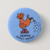 Wassermannknopf Button (Vorderseite)