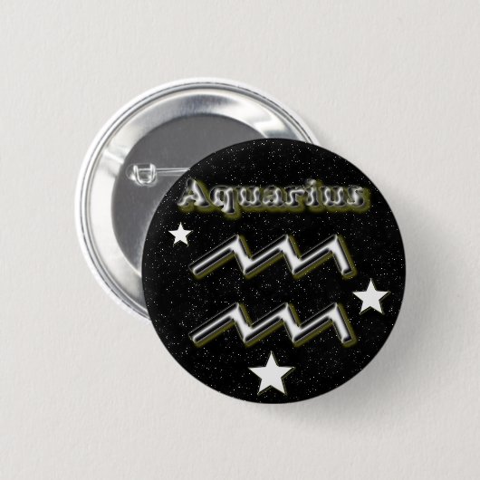 Wassermannsymbol Button (Vorne & Hinten)