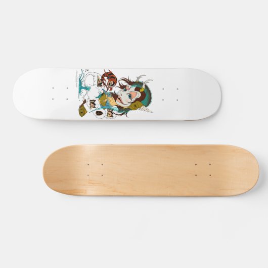 Wassermanntierkreis Skateboard (Horizontal)