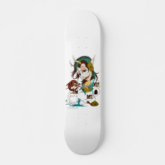 Wassermanntierkreis Skateboard (Vorne)