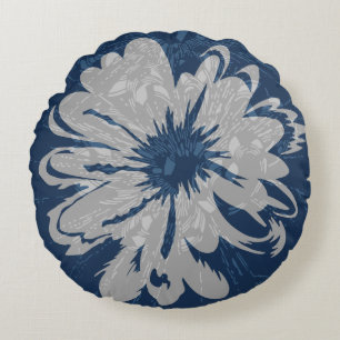 WassermannVintager psychedelischer Rundes Kissen