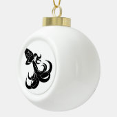 Wassermannwasserträgerastrologie-Horoskoptierkreis Keramik Kugel-Ornament (Rechts)