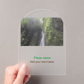 Wassermeer Strand Foto geben Namen Text Platz Somm Acryleinladungen (Insitu (Handheld))