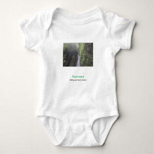 Wassermeer Strand Foto geben Namen Text Platz Somm Baby Strampler