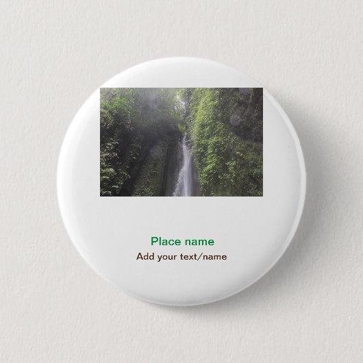 Wassermeer Strand Foto geben Namen Text Platz Somm Button (Vorderseite)