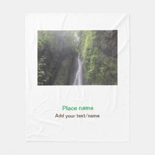 Wassermeer Strand Foto geben Namen Text Platz Somm Fleecedecke