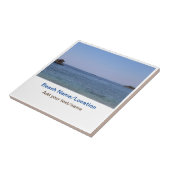 Wassermeer Strand Foto geben Namen Text Platz Somm Fliese (Seite)