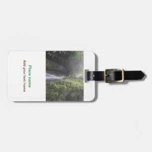 Wassermeer Strand Foto geben Namen Text Platz Somm Gepäckanhänger