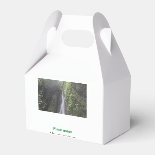 Wassermeer Strand Foto geben Namen Text Platz Somm Geschenkschachtel (Vorderseite)